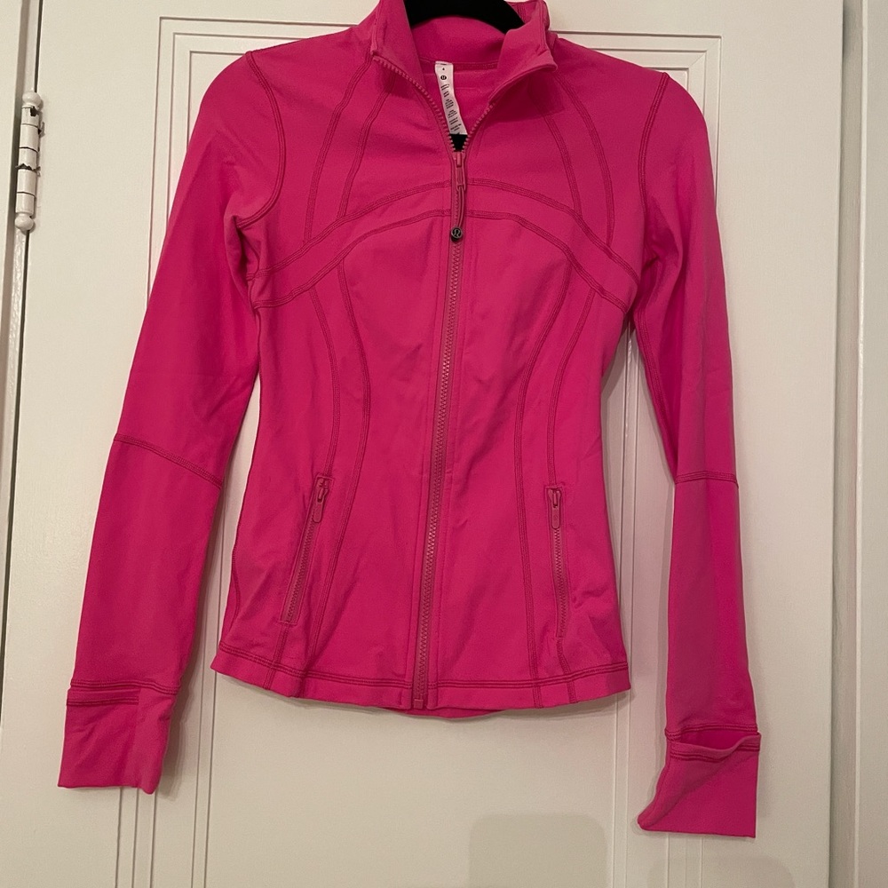 Lululemon Define Jacket Size 4 Pink